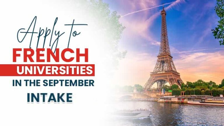 Apply to French Universities for September 2025 Intake