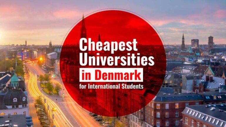 Cheapest Universities in Denmark for International Students [2025]