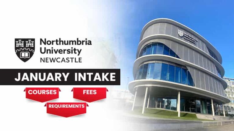 Northumbria University January 2026 Intake Courses, Fees & Requirements