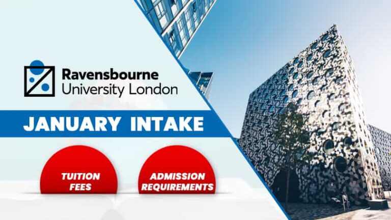 Ravensbourne University London January 2026 Intake Fees & Requirements