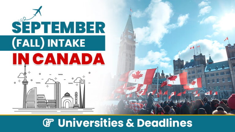 September (Fall) 2025 Intake in Canada: Universities and Deadlines