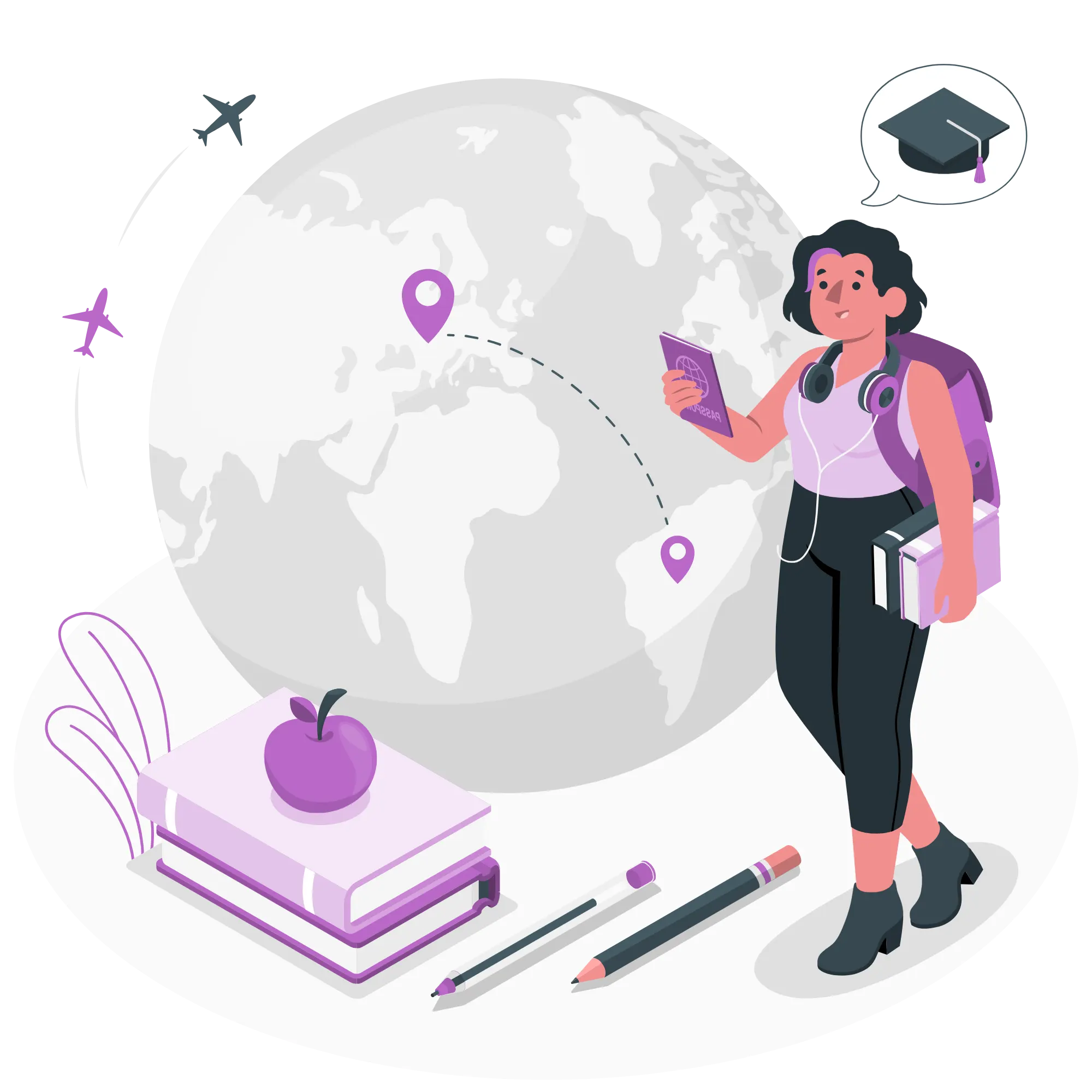 Global education concept image used by the Best Agency in Bangladesh for Study Abroad website