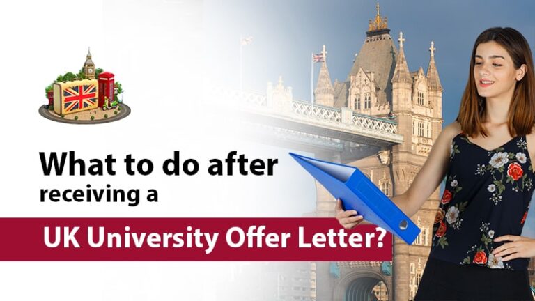 What to do after receiving a UK University offer letter