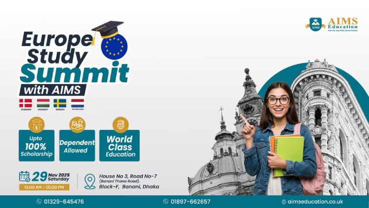 Europe Study Summit with AIMS in Dhaka at Banani