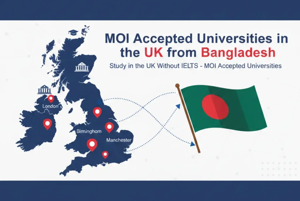 MOI Accepted Universities in the UK from Bangladesh