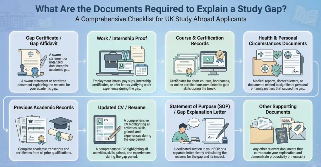 Documents Required to Explain a Study Gap