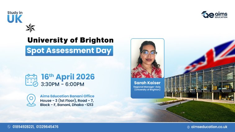 Spot assessment with the University of Brighton