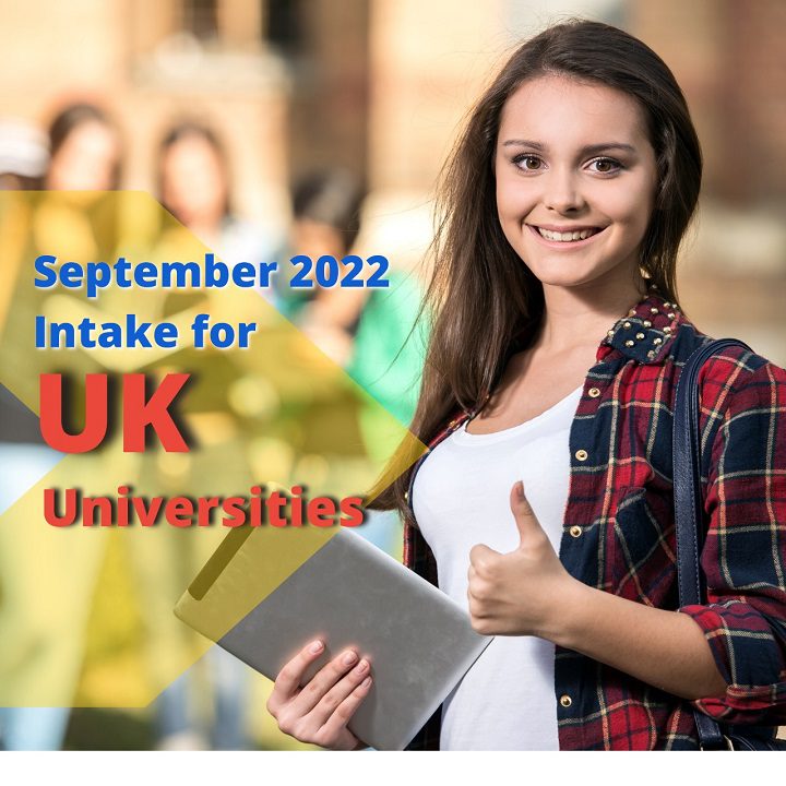 September 2022 Intake for UK Universities