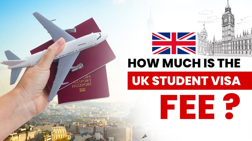 How much is the UK student visa fee?