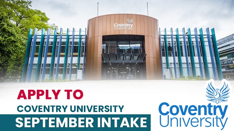 Apply to Coventry University for September Intake 1