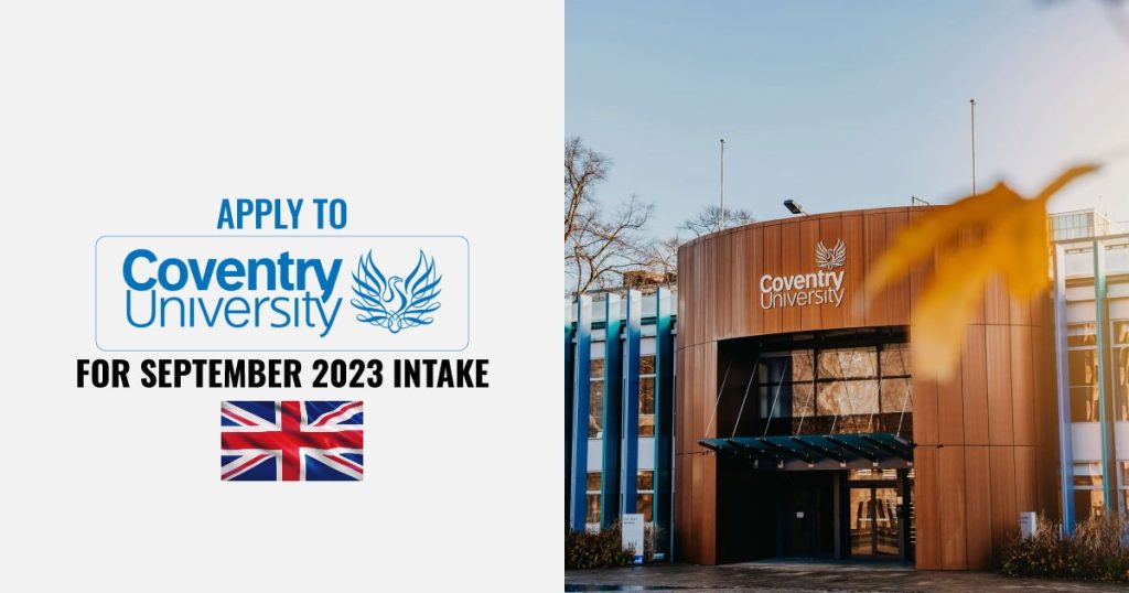 Coventry University for September 2023 Intake