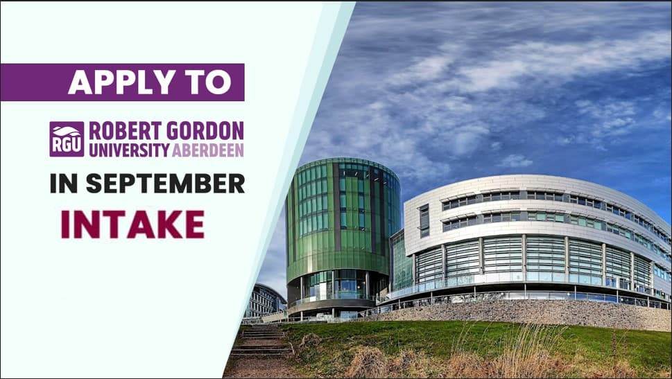 Robert Gordon University for September 2025 intake