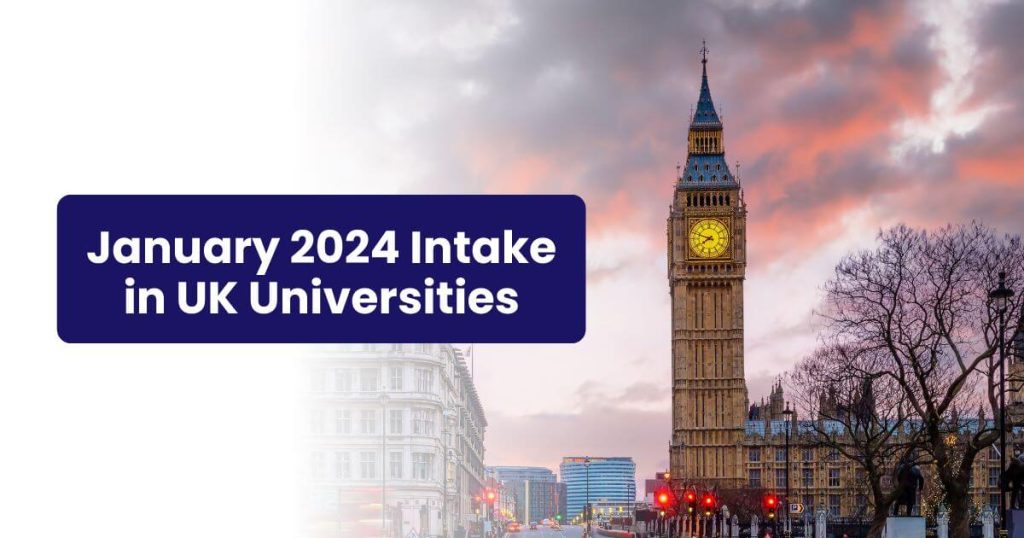 January 2024 Intake in UK Universities