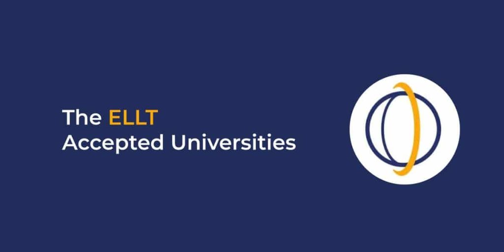 The ELLT Accepted Universities