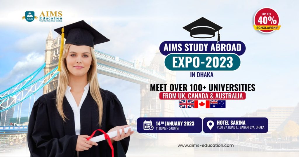 AIMS Study Abroad Expo 2023 in Dhaka