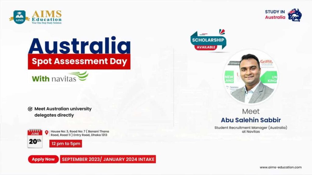 Australia Spot Assessment Day with Navitas