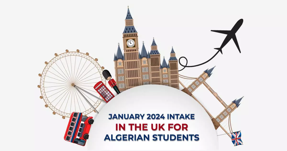 January 2024 Intake in the UK for Algerian Students