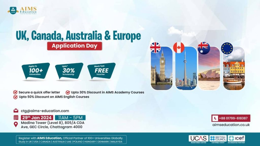 UK, Canada, Australia & Europe Application Day