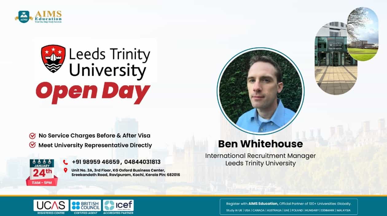 leeds Trinity University openday india
