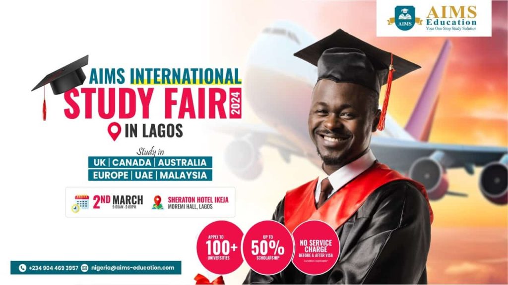 Aims International Study Fair 2024 in Lagos