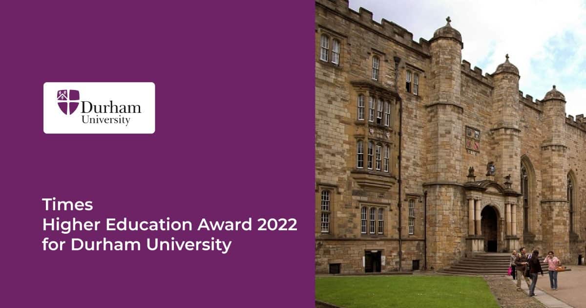 Times Higher Education Award 2022 for Durham University