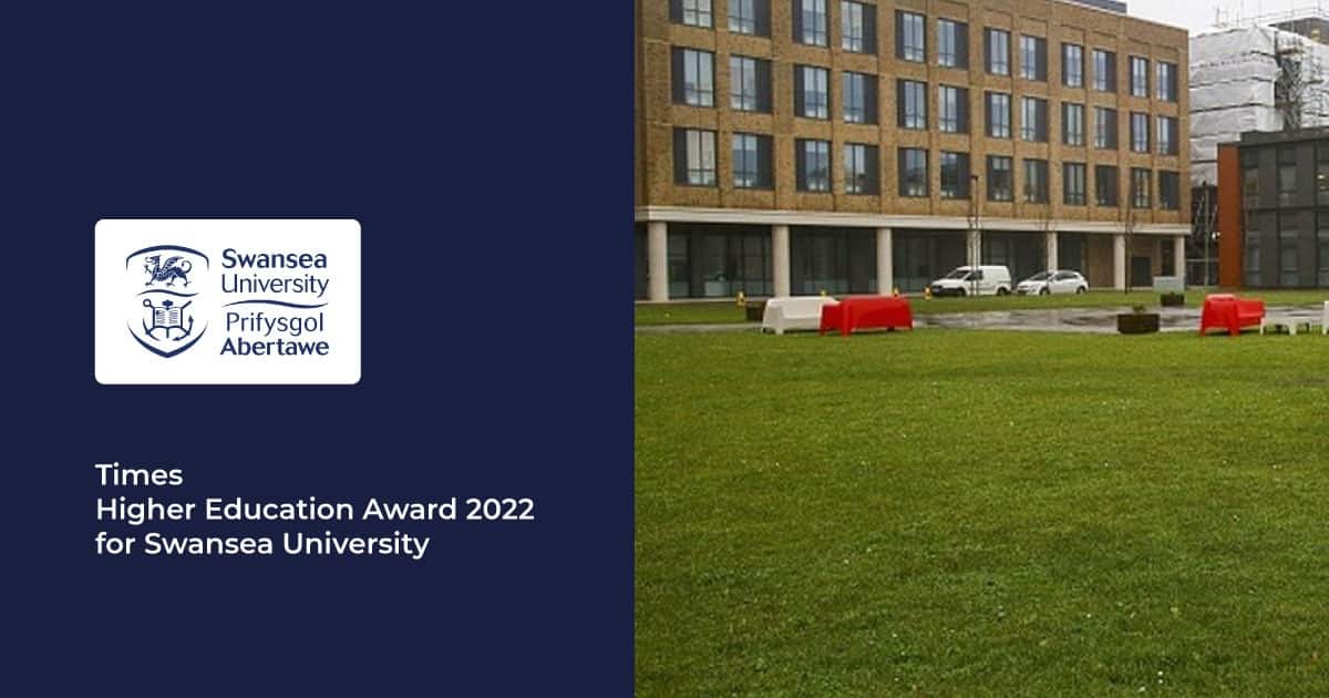 Times Higher Education Award 2022 for Swansea University
