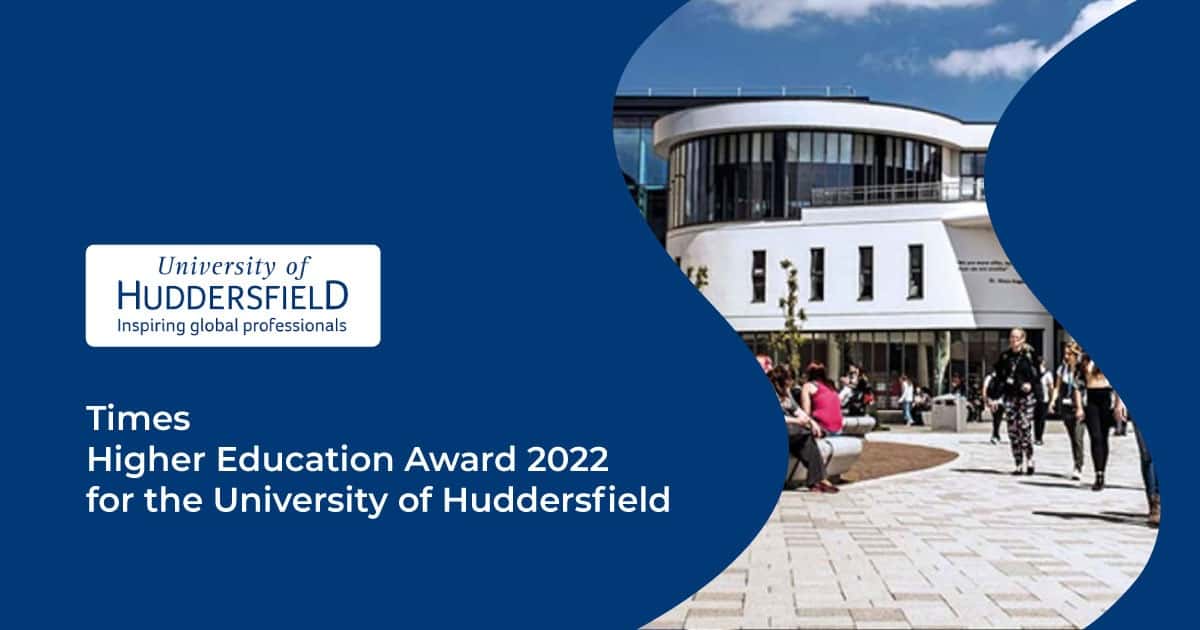 Times Higher Education Award 2022 for the University of Huddersfield