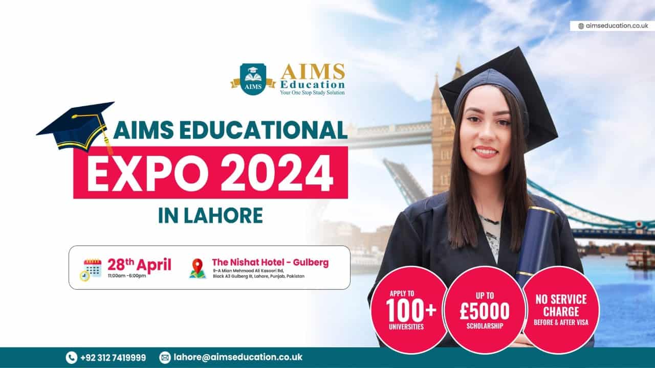 AIMS Educational Expo 2024 in Lahore