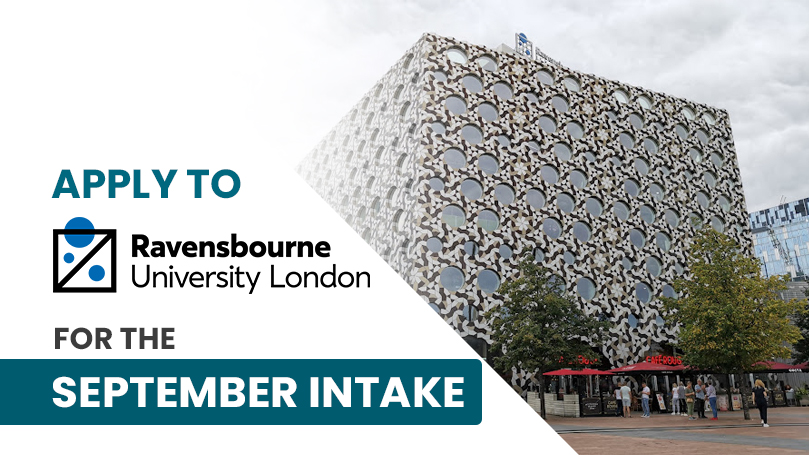 Apply to Ravensbourne University London for September Intake 1