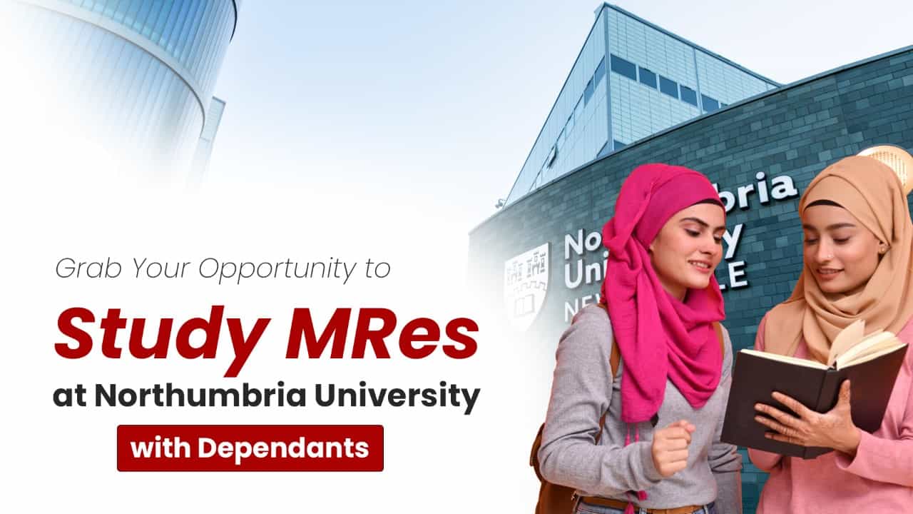 Grab Your Opportunity to Study MRes at Northumbria University with Dependants