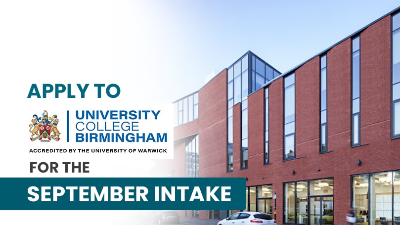 University College Birmingham for September Intake 1