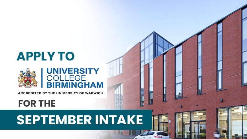 University College Birmingham for September Intake