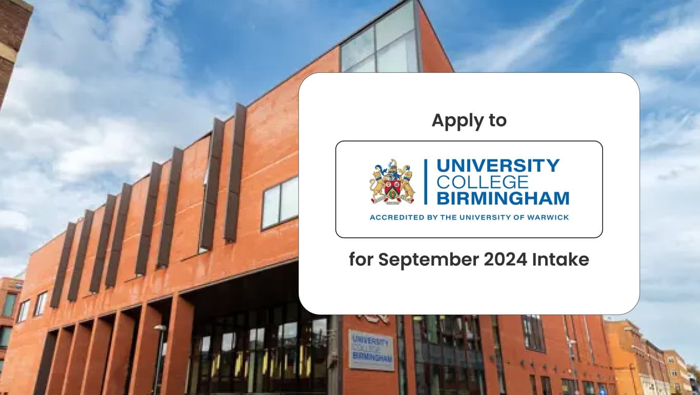 University College Birmingham for the September 2024 Intake