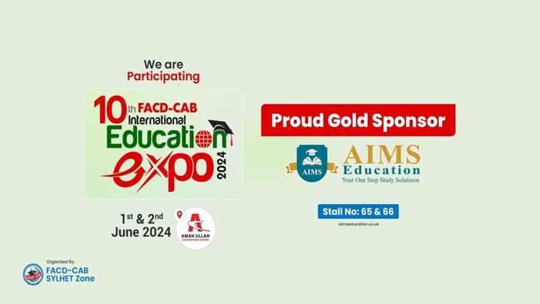 Participating in the 10th FACD CAB International Education Expo 2024 in Sylhet