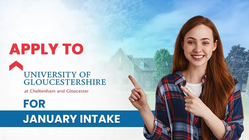 Apply to the University of Gloucestershire for the January Intake 1
