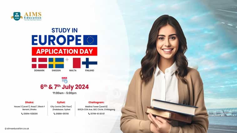 Study in Europe - Application Day ( Dhaka, Chattogram & Sylhet )
