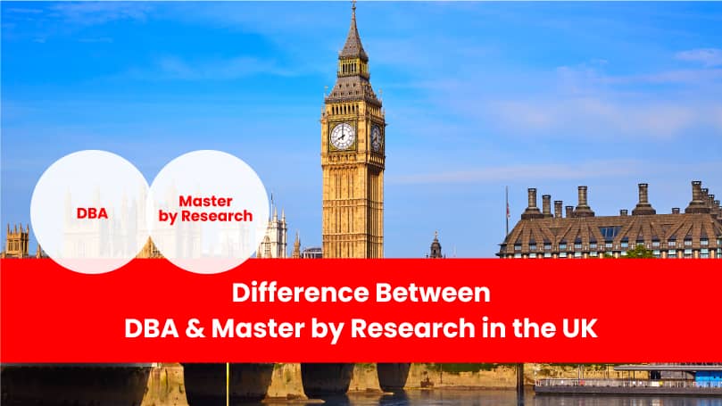 Difference Between DBA and Master by Research in the UK