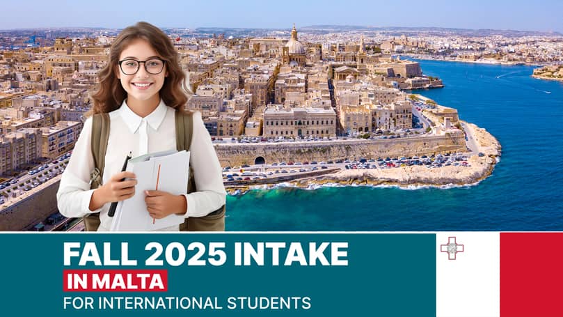 Fall 2025 Intake in Malta for International Students