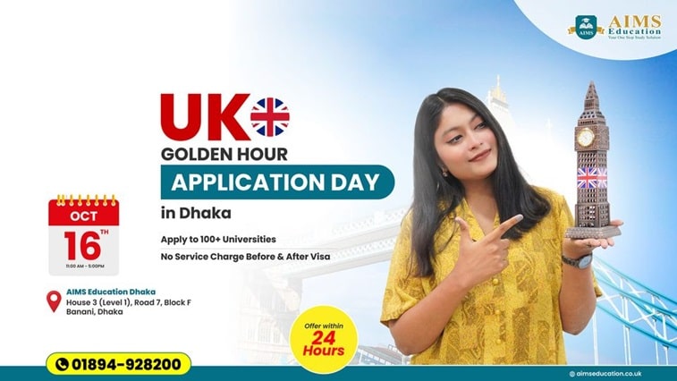 UK Golden Hour application day in dhaka