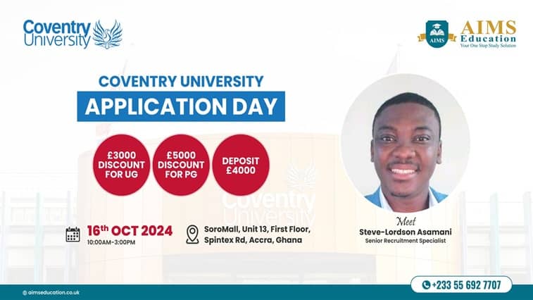 Coventry University Application Day