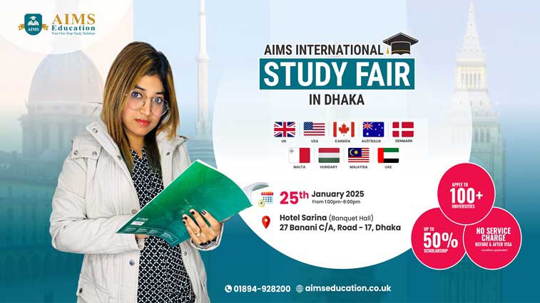 AIMS International Study Fair in Dhaka