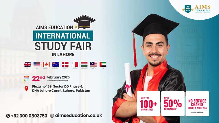 AIMS International Study Fair in Lahore