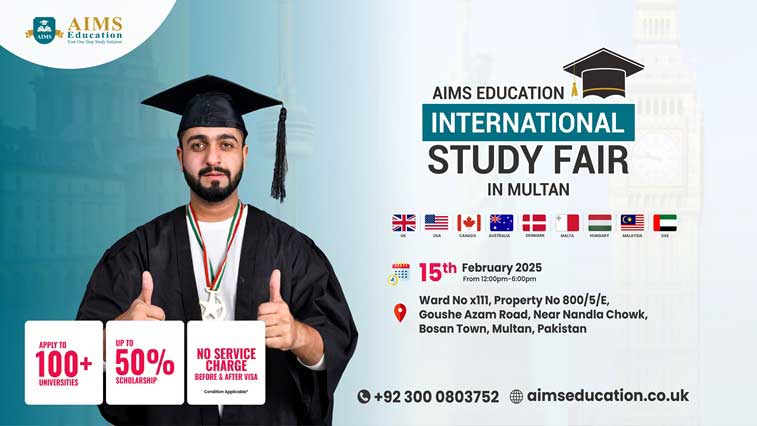 AIMS International Study Fair in Multan