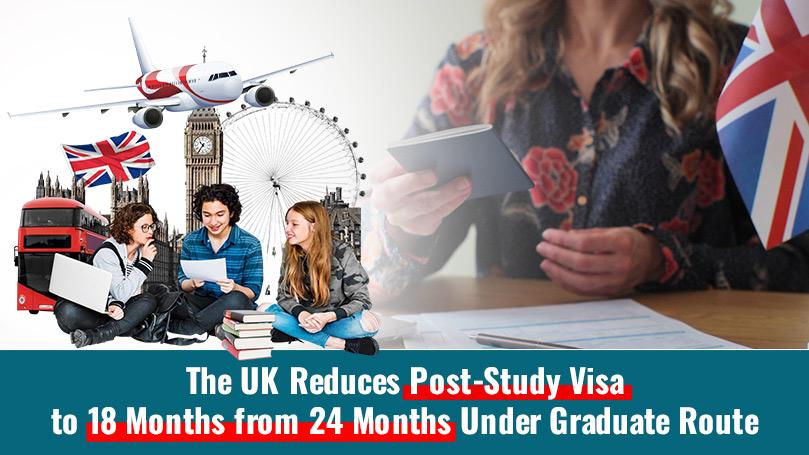 The UK Reduces Post Study Visa to 18 Months from 24 Months Under Graduate Route