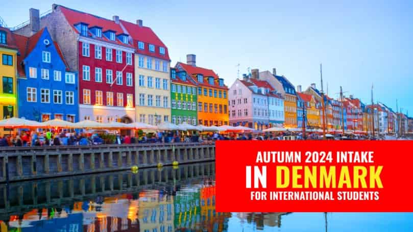 Autumn 2024 Intake in Denmark for International Students