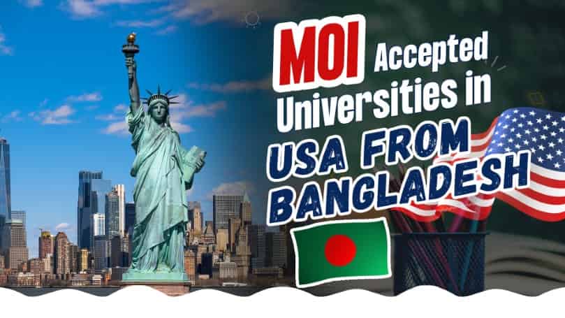 MOI Accepted Universities in the USA from Bangladesh
