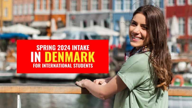 Spring 2024 Intake in Denmark for International Students
